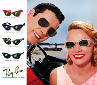 How has Ray Ban Advertisement Shifted 